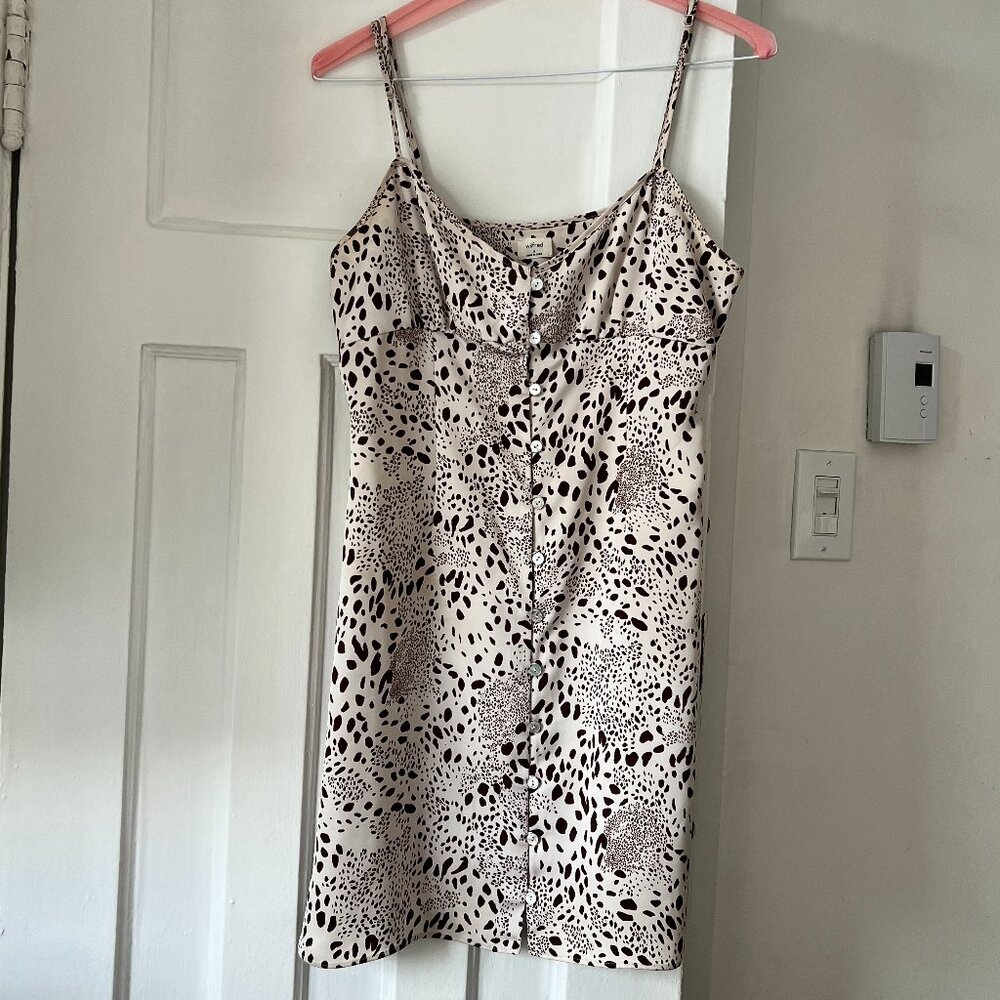 Aritzia Wilfred animal print dress, sz S